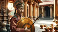 Gong Dimainkan dengan Cara yang Unik, Mengenal Lebih Dalam Alat Musik Tradisional Ini