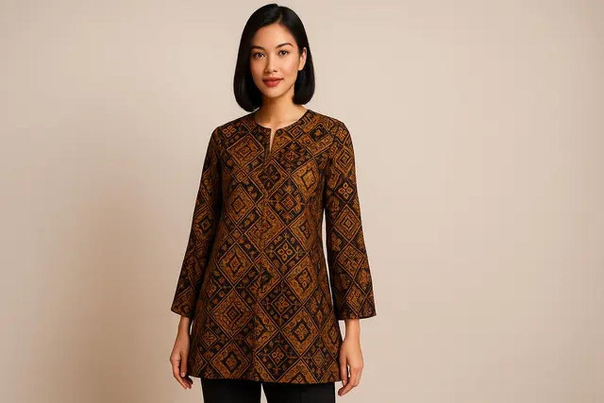 7 Model Tunik Batik Cantik untuk Kondangan 2025, Tampil Anggun dan Elegan