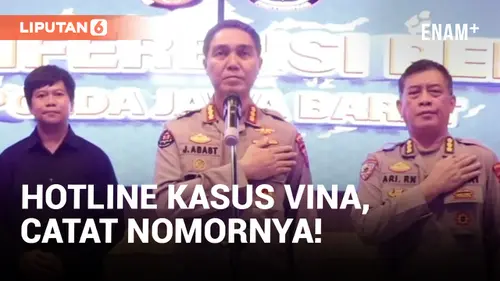 VIDEO: Polda Jawa Barat Buka Hotline Kasus Vina
