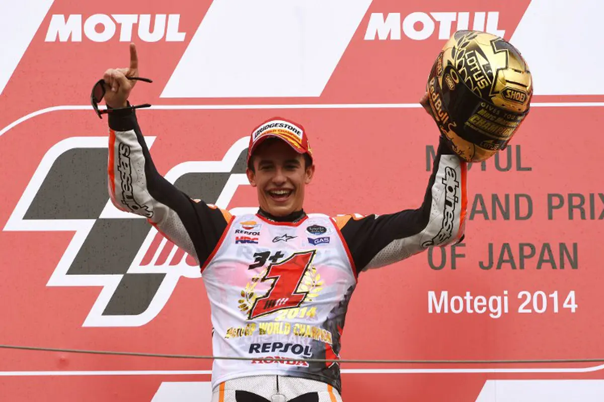 Pembalap Repsol Honda Marc Marquez