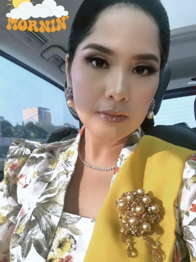 Annisa Pohan di Tasyakuran 7 Bulanan Erina Gudono