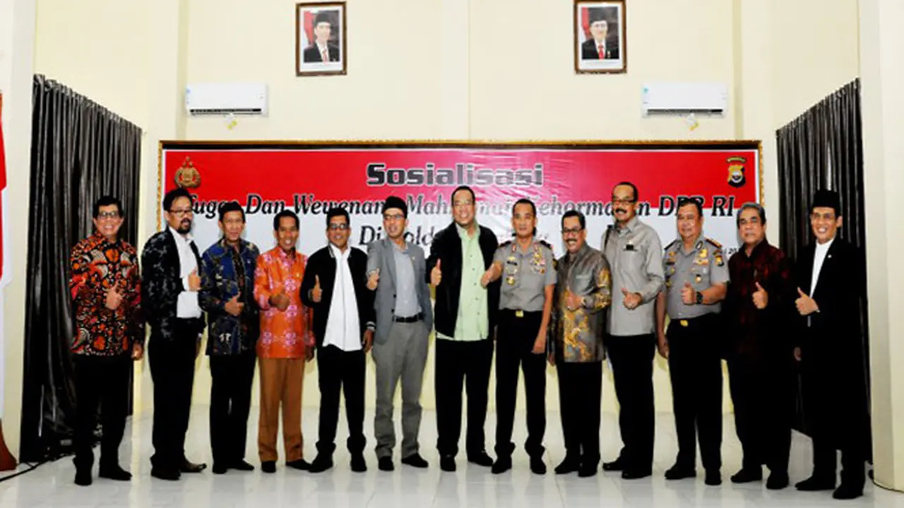 Mahkamah Kehormatan DPR RI Kunjungan Kerja Spesifik ke Mapolda Bengkulu
