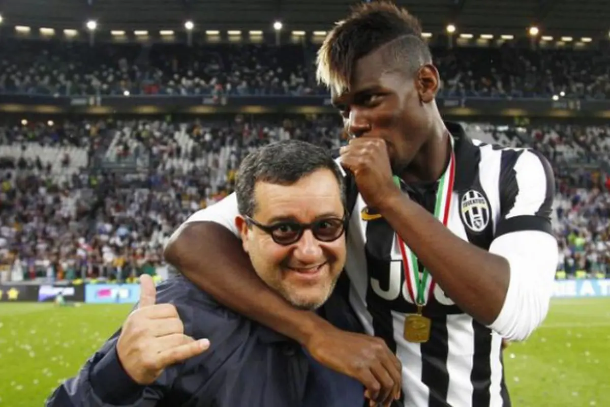 Mino Raiola dan Paul Pogba