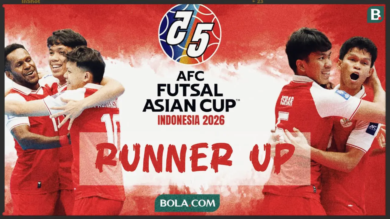 Timnas Futsal Indonesia Runner-up Piala Asia Futsal 2026