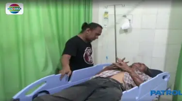 Lantaran sang ayah tak mempunyai rokok pemuda 18 tahun yang diduga tengah mabuk lem tersebut marah dan langsung menganiaya sang ayah