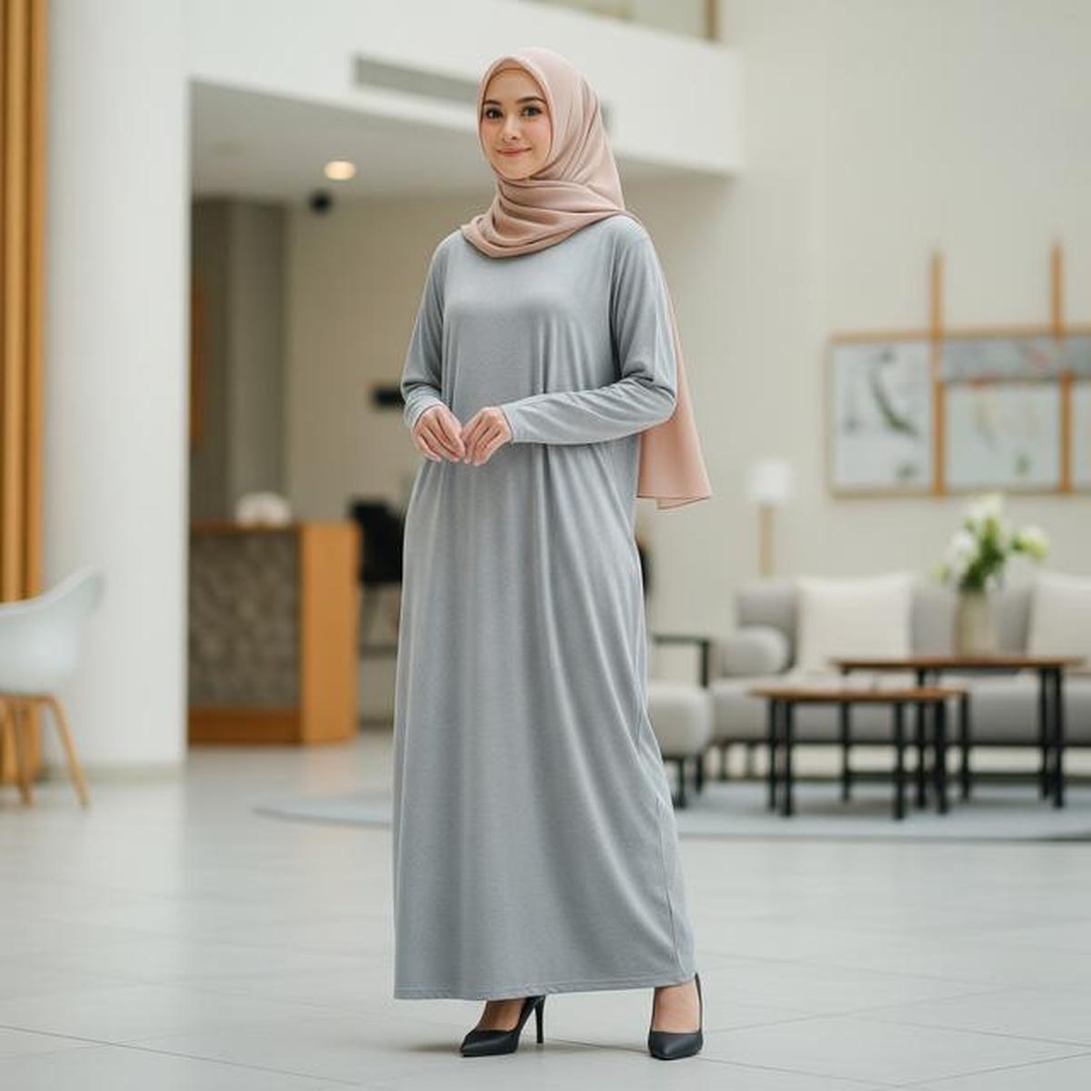 8 Model Gamis Longgar yang Tidak Panas dan Tetap Terlihat Anggun