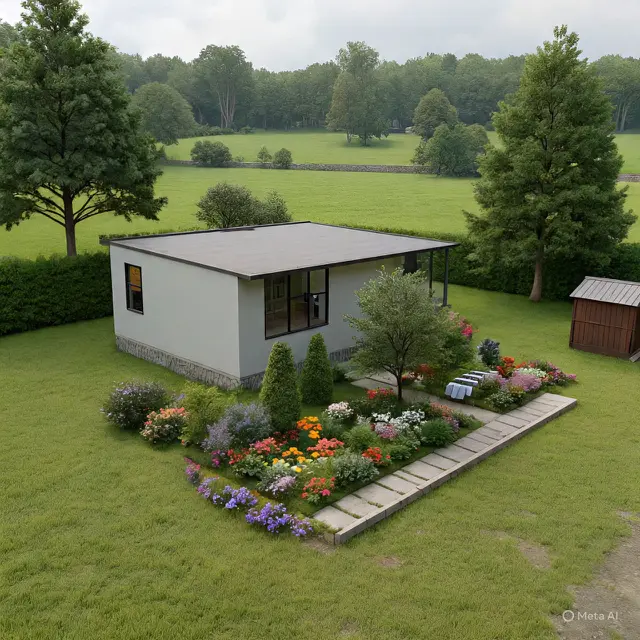 Rumah Sederhana Modern di Desa Ukuran 7x8