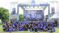 Perayaan 10 tahun Yamaha Vixion dilakukan lewat sebuah acara bertajuk 'Jambore 1 Dekade Vixion'. (YIMM)