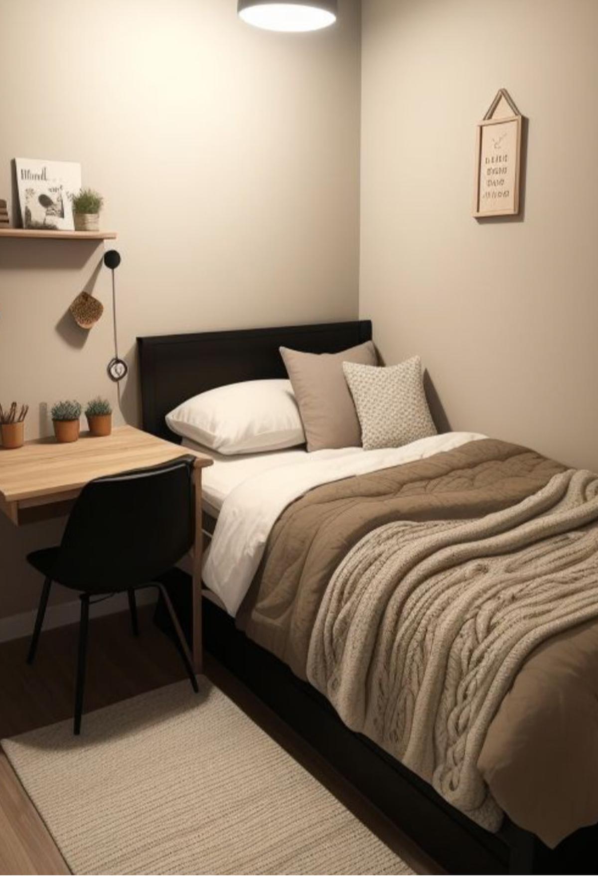 6 Desain Kamar Kos Minimalis yang Bikin Betah Nugas dan Santai