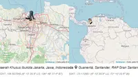 Lokasi Peta Jika Menggali Bumi dan Ujung Galiannya (Sumber: Antipodes Map)