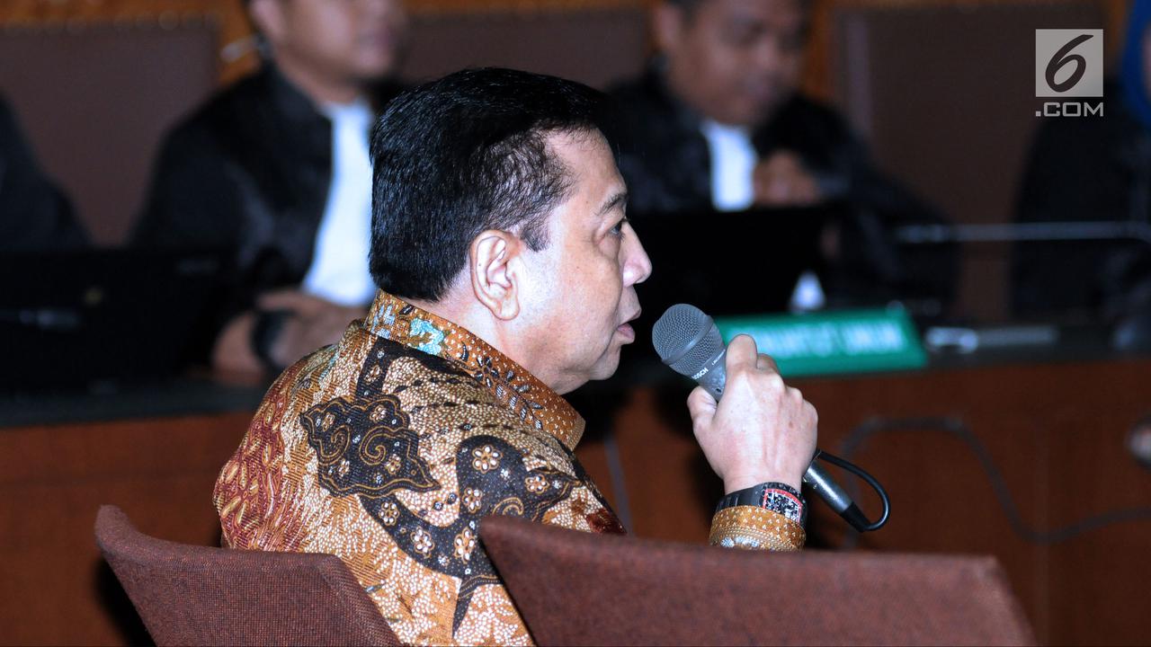 Divonis Bersalah, Setya Novanto Dihukum 15 Tahun Penjara