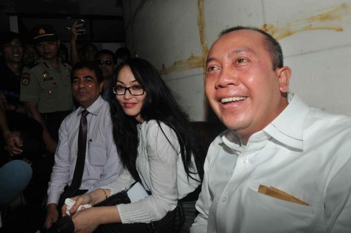Terdakwa kasus anggaran Kemenpora Angie jalani sidang tuntutan 
