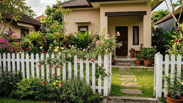 Inspirasi Halaman Rumah Bergaya Cottage yang Mudah Ditiru