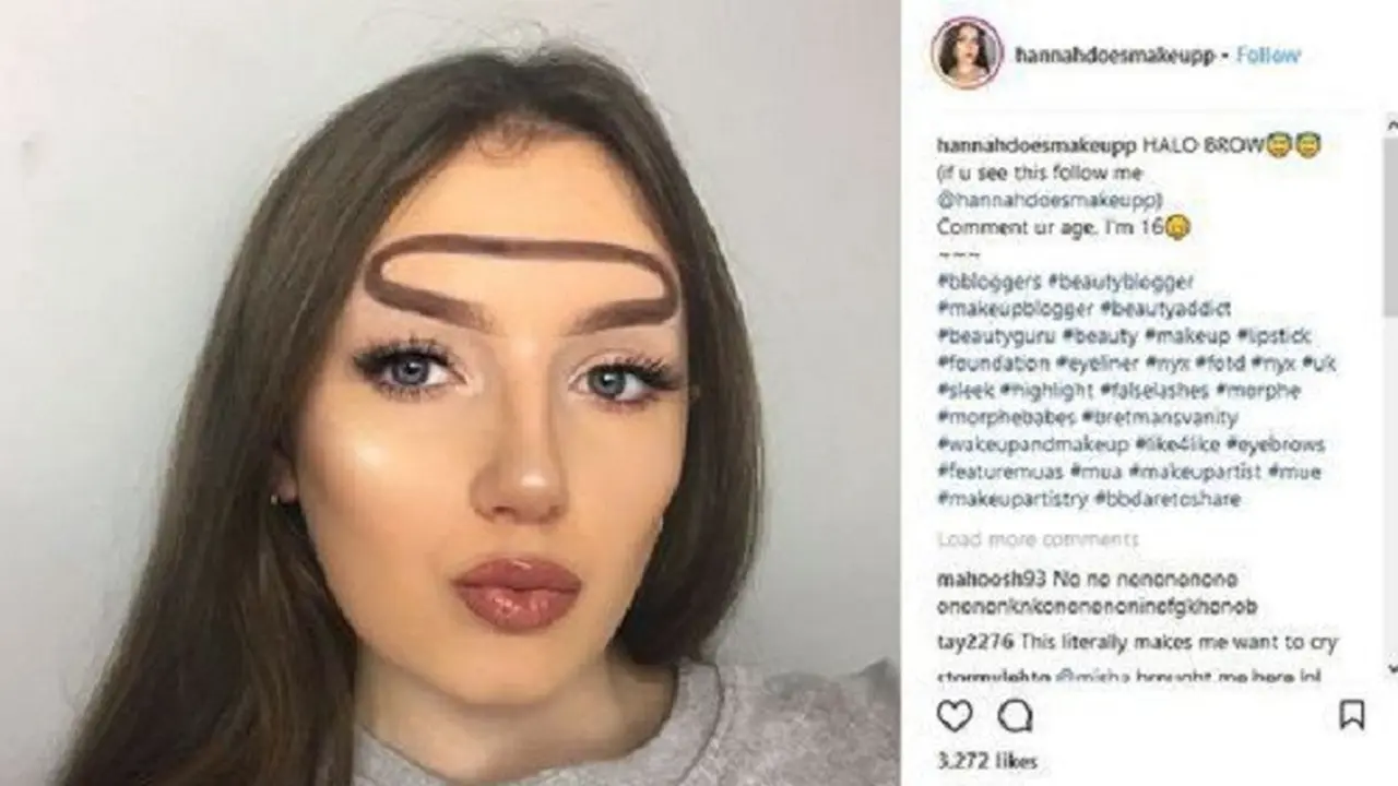 [Bintang] Super Unik, Begini Tampilan Alis Melingkar yang Sedang Viral di Social Media