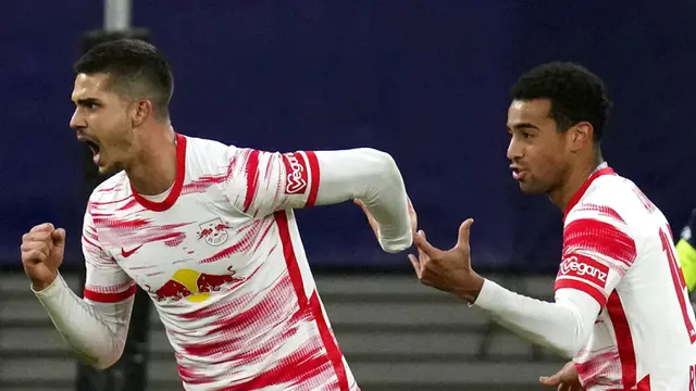 FOTO: Manchester City Tumbang di Kandang RB Leipzig