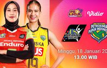 Saksikan Live Streaming Proliga 2026: Pertamina Enduro vs Phonska Plus Pupuk Indonesia, Tayang di Vidio