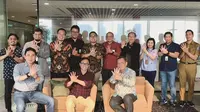 Wakil Wali Kota Tangerang Selatan Benyamin Davnie menyambangi kantor pusat PT Telkom Indonesia di bilangan Gatot Subroto, Jakarta Pusat. (istimewa)