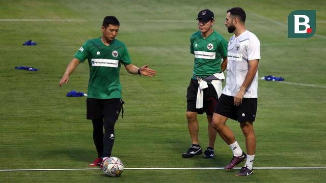 Latihan Timnas Indonesia Jelang Hadapi Timnas Argentina