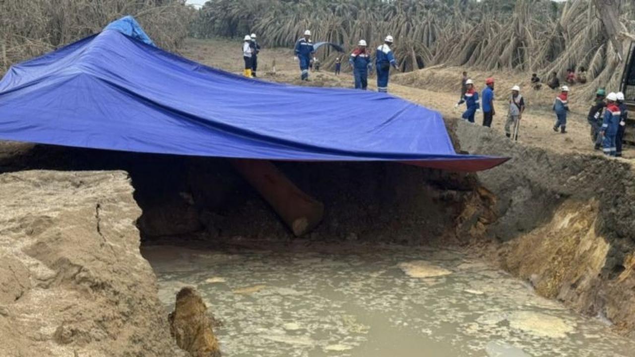 Lima Rumah Rusak Akibat Ledakan Pipa Gas PT TGI di Inhu Riau