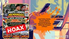 Cek Fakta: Hoaks Poster Ajakan Demo 15 Oktober 2026 di Jakarta dari Ponpes Lirboyo