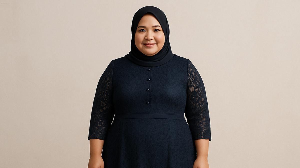 8 Model Dress Brokat untuk Orang Gemuk dan Pendek Berhijab, Pilih Ini Agar Terlihat Proporsional