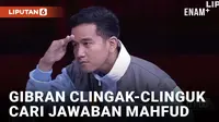 Gibran Bergaya Clingak-clinguk Saat Respons Jawaban Mahfud soal 'Greenflation'