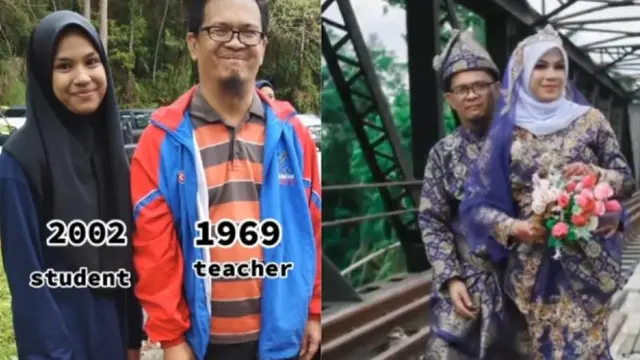 Viral Kisah Perjuangan Murid Menikah dengan Gurunya, Terpaut Usia 33 Tahun