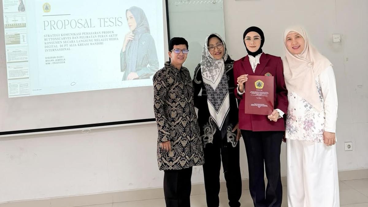 Potret Mulan Jameela Sukses Seminar Proposal Tesis S2, Siap Lanjut Penelitian