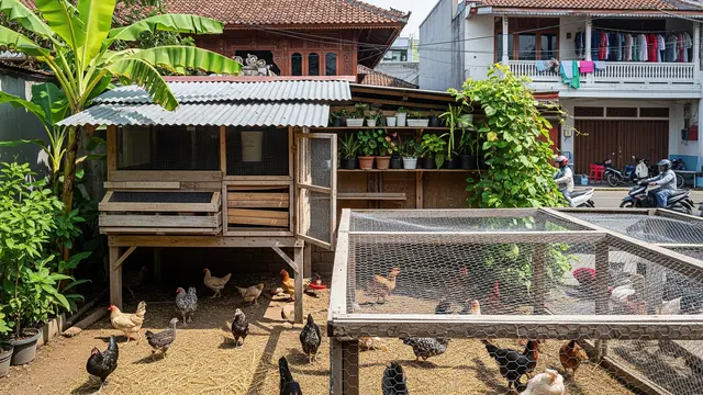 11 Tips Pelihara Ayam di Kota Minim Lahan, Aman  dan Tetap Rukun dengan Tetangga