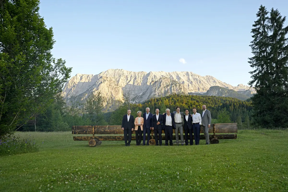 FOTO: Keakraban Para Pemimpin G7 dalam KTT di Jerman