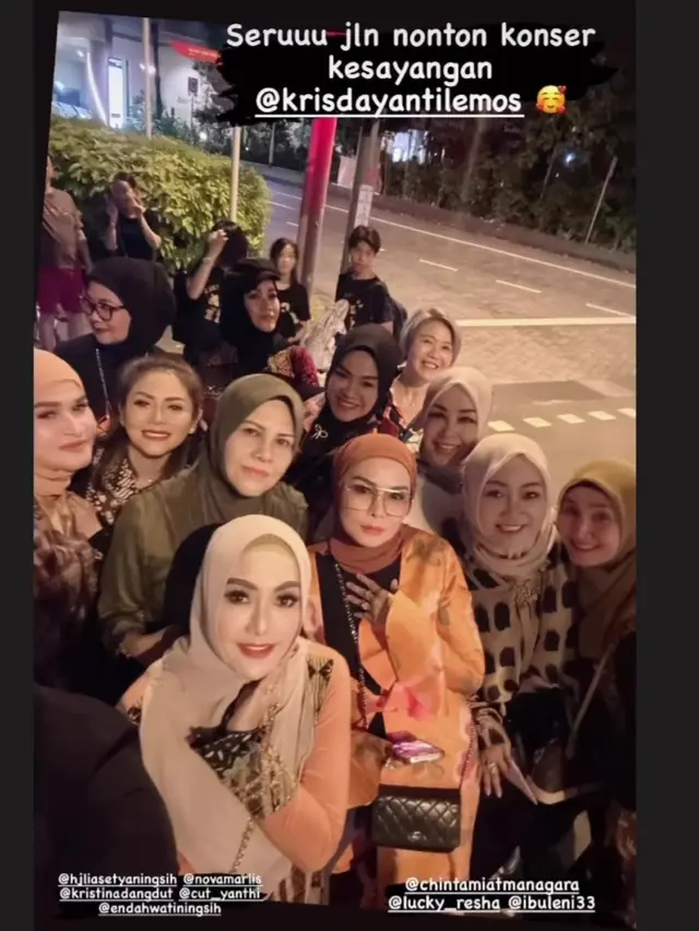 Konser Kris Dayanti Mencintaimu di Singapura (Foto: Instagram eddiesadellia)