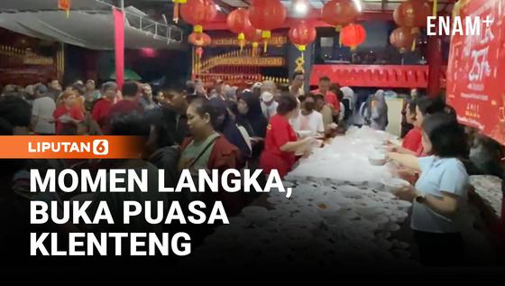 Ratusan Umat Muslim Buka Puasa di Klenteng Hok Tek Bio Purwokerto