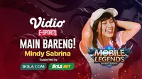Mindy Sabrina akan mengajak Sahabat Bola.com bermain bareng Mobile Legends : Bang Bang.