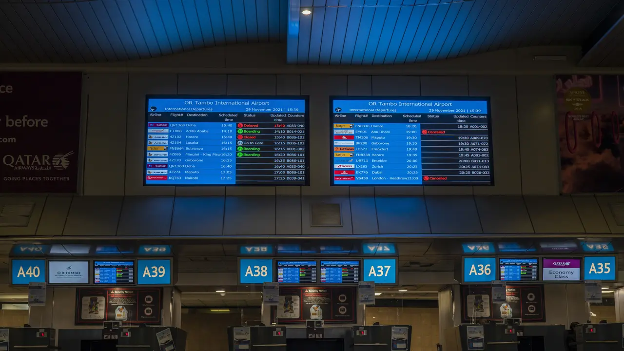 Muncul Varian Omicron, Bandara Afrika Selatan Sepi