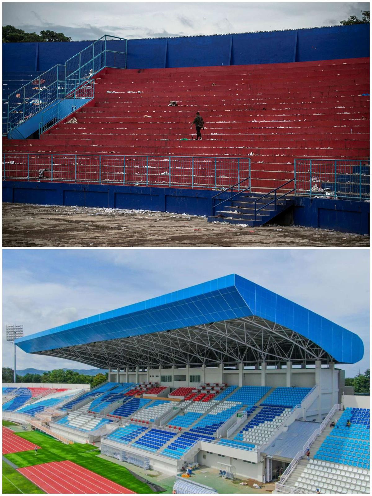 Kondisi Stadion Kanjuruhan Sebelum dan Setelah Direnovasi