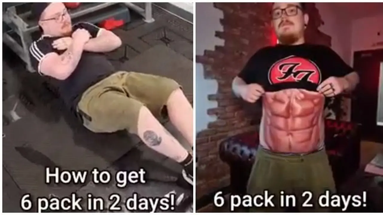 Pria Ini Punya Perut 'Six Pack' Dalam 2 Hari, Bagaimana Mungkin?