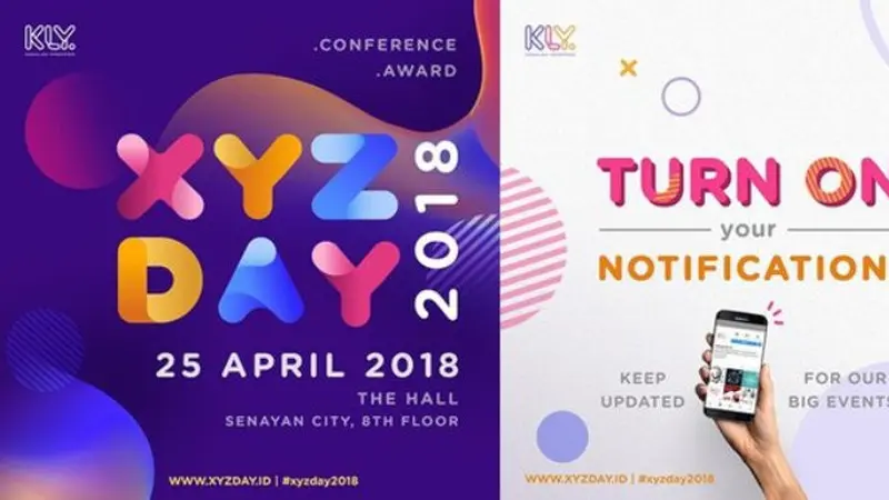 Sampai ketemu di acara XYZ Day 25 April 2018 mendatang ya, KLovers! © KapanLagi.com