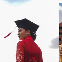 Unggah foto wisuda di Instagram, ucapan selamat ramai dibubuhkan warganet dan sahabat Amel Carla di kolom komentar unggahannya, mulai dari Febby Rastanty hingga Tissa Biani. Kenakan kebaya merah simpel dan tatanan rambut disanggul rapi, Amel Carla makin cantik di hari wisudanya. Meski foto tersebut candid, namun tak mengurangi pesona lawan main Hanggini di film Geez & Ann. (Liputan6.com/IG/@amelcarla)