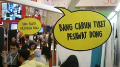 Suasana di salah satu stand saat digelar Indonesia E-commerce Summit and Expo (IESE) 2017 di ICE BSD, Tangerang Selatan, Selasa (9/5). (Liputan6.com/Angga Yuniar)