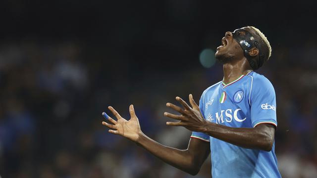 Foto: Aksi Victor Osimhen saat Melawan Udinese, Profesional dan Cetak Gol Meski Sedang Berseteru di Napoli