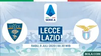Serie A - Lecce Vs Lazio (Bola.com/Adreanus Titus)