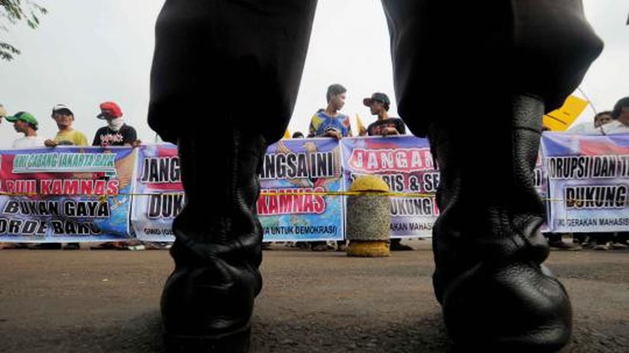 Demo mahasiswa dukung RUU Kamnas