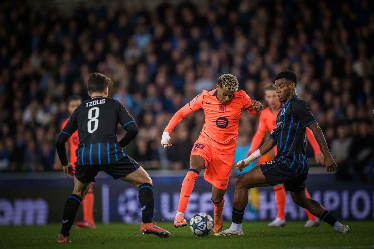 Club Brugge Draws 3-3 with Barcelona in the Champions League, Lamine Yamal's Performance in the Spotlight