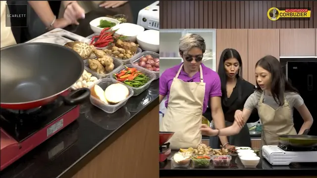 [Fimela] Azka Corbuzier dan Nada Tarina Putri