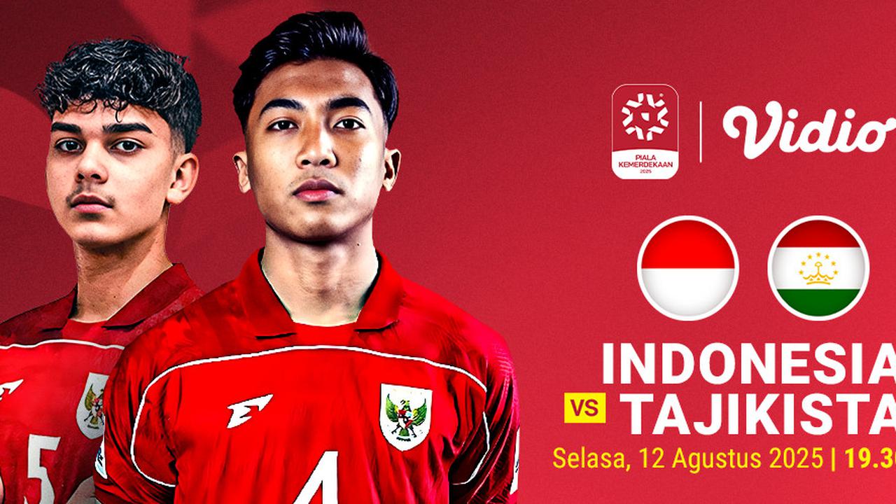 Siaran Langsung Piala Kemerdekaan 2025: Indonesia U-17 vs Tajikistan U-17 Hanya di Vidio