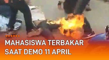 Demo 11 April 2022 terjadi di berbagai kota, digerakkan oleh mahasiswa. Salah satunya di Bone, Sulsel, aksi unjuk rasa diwarnai insiden. Seorang mahasiswa terbakar saat massa membakar ban.