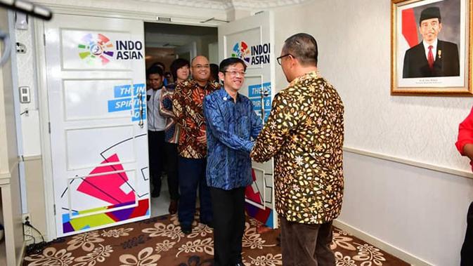 Menpora Imam Nahrawi bertemu dengan para pengurus IeSPA di Senayan, Jakarta, Selasa (4/12/2018). (Doc: IeSPA)