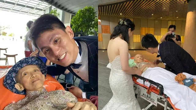 Pernikahan  Chia Fu Yong/dok. Facebook Ambulance Wish Singapore