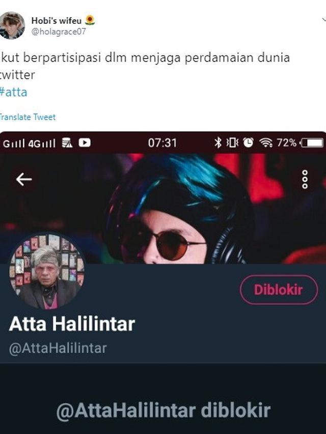 Twitter Atta diblokir