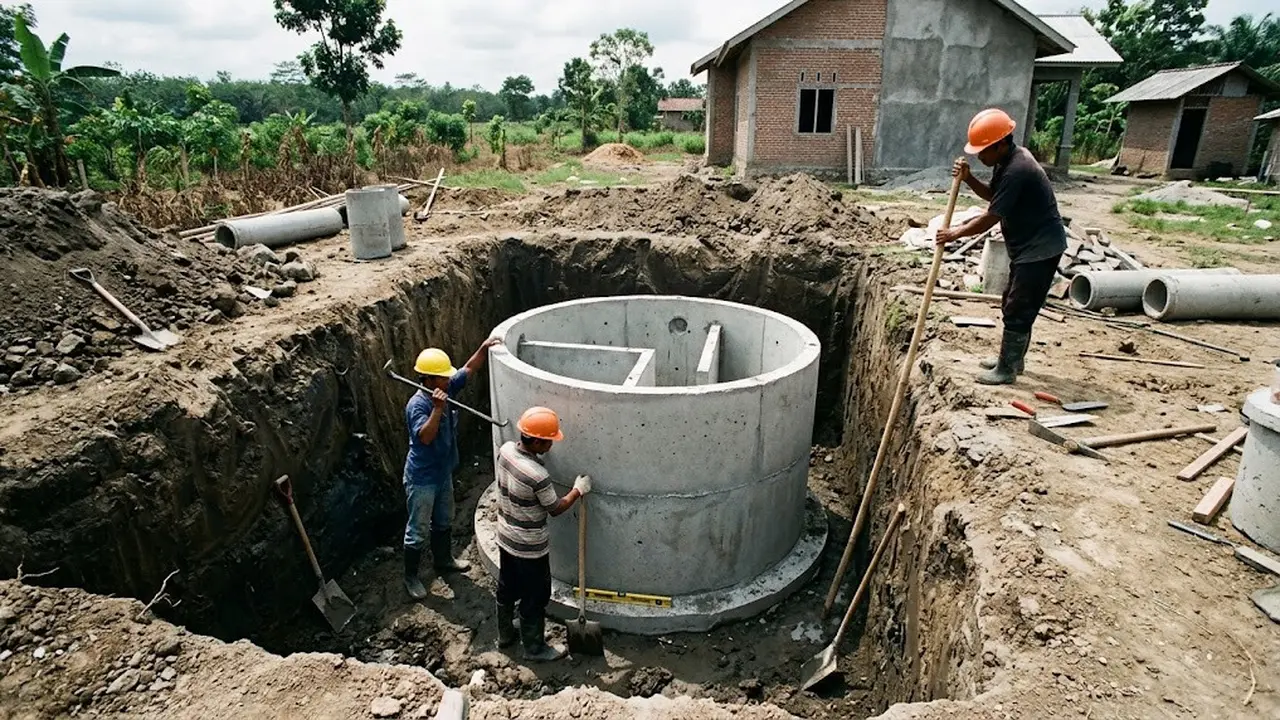 cara membuat septic tank